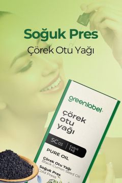 Çörek Otu Yağı Soğuk Sıkım %100 Doğal Ve Saf 50ml