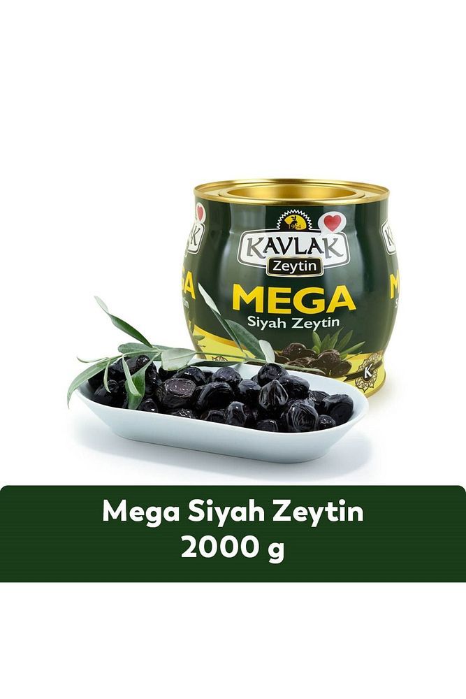 Mega Gemlik Siyah Zeytin 2 Kg (brüt)