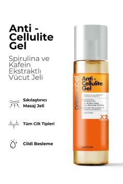 Anti Cellulite Gel-spirulina Ginseng Ve Kafein Ekstraktlı Sıkılaştırıcı Vücut Jeli 200 Ml.