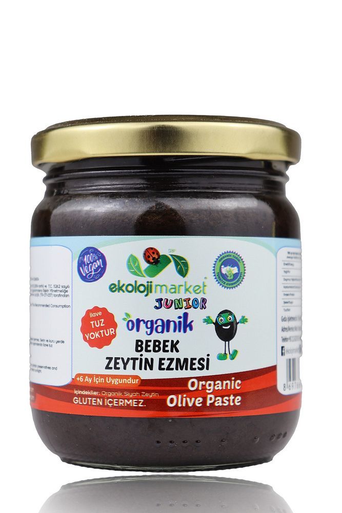 Organik Bebek Zeytin Ezmesi Ilave Tuz Içermez 210 Gr (gluten Free)