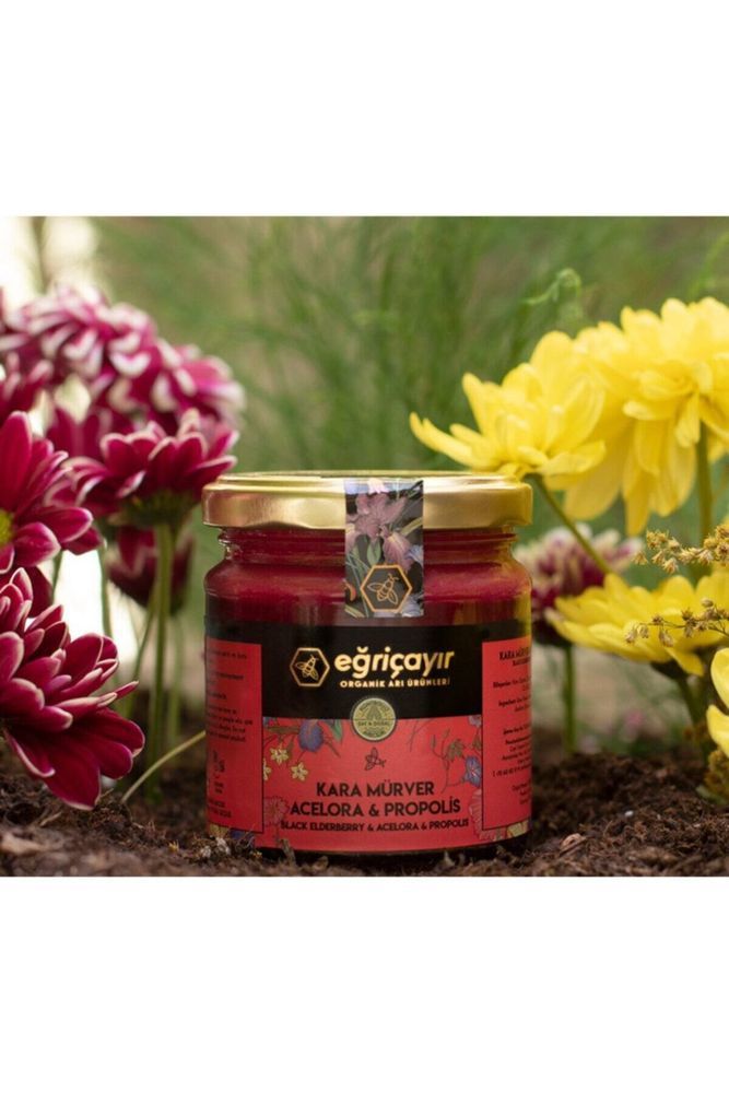 Eğriçayır Kara Mürver, Acelora Ve Propolis Karışımı 225g