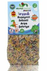 Ekoloji Market Organik Ruşeymli Sebzeli Bebek Makarnası Arpa Şehriye 250g (Süt Ve Yumurta İçermez)