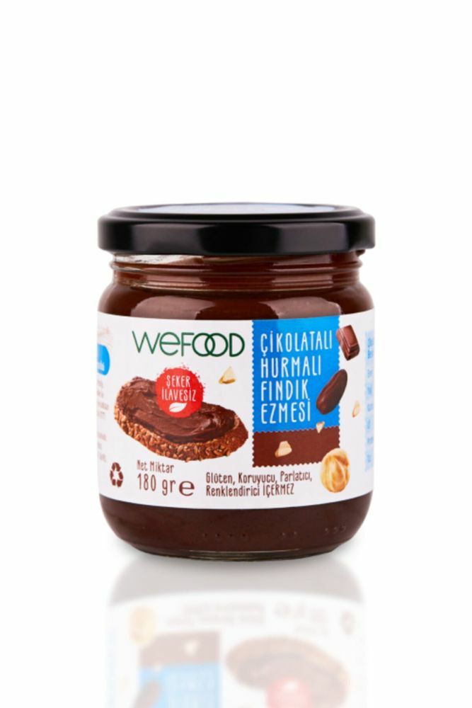 Wefood Çikolatalı Hurmalı Fındık Ezmesi 180g