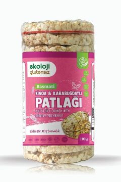 Glutensiz Karabuğday Kinoa Pirinç Patlağı100Gr6Paket GlutenFree Buckwheat Quinoa RicePuffs100Gr6Pack