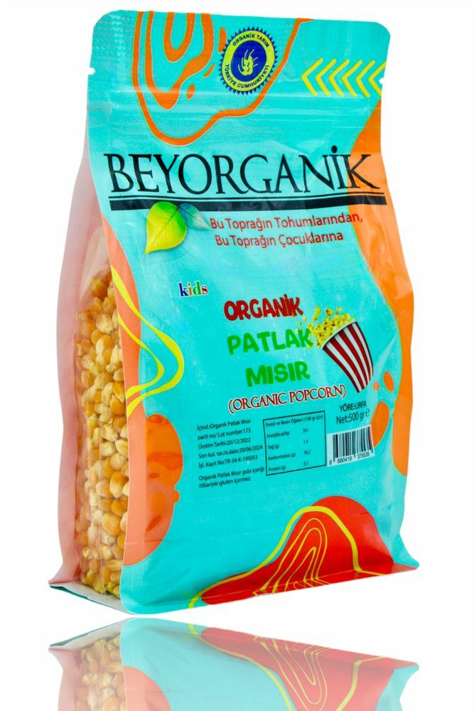 BEYORGANİK Organik Patlak Mısır 500g