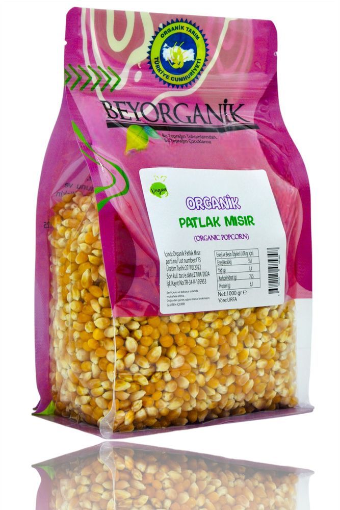 BEYORGANİK Organik Patlak Mısır 1 kg