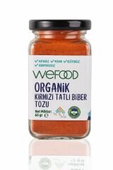 Wefood Organik Kırmızı Tatlı Biber Tozu 65g