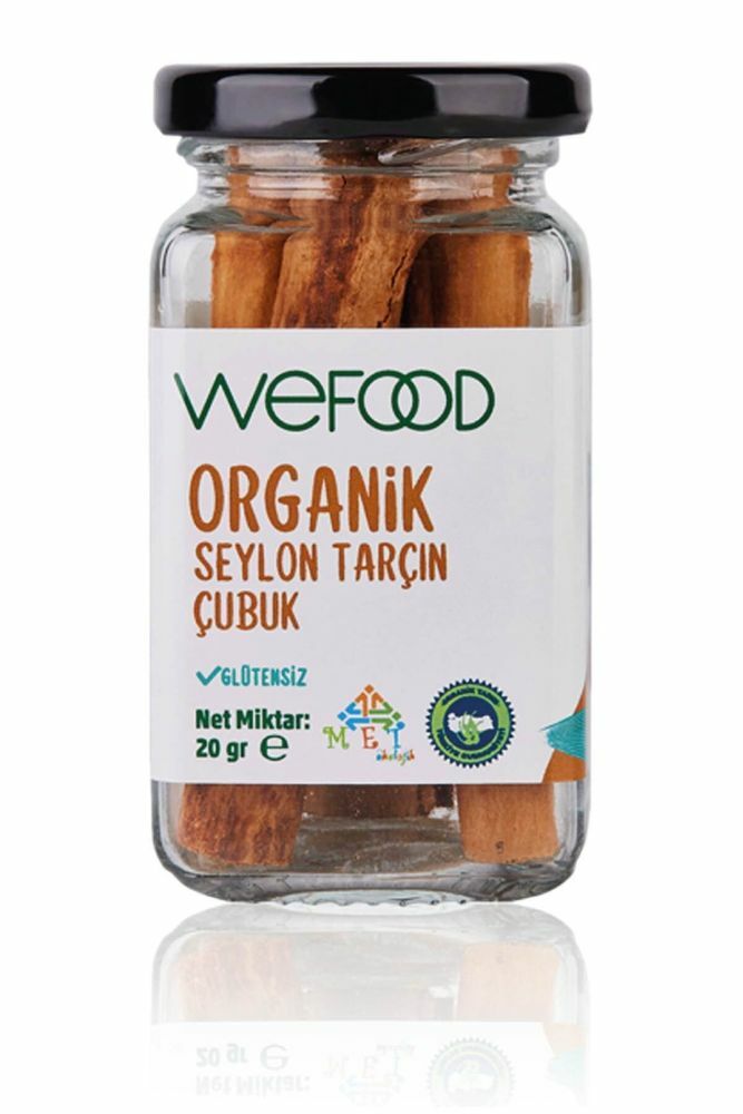 Wefood Organik Seylon Tarçın Çubuk 20g