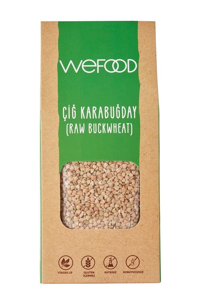 Wefood Glütensiz Çiğ Karabuğday 500g