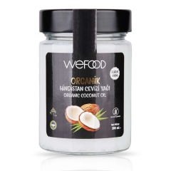 Wefood Organik Sertifikalı Soğuk Sıkım Hindistan Cevizi Yağı 300 ml