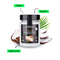 Wefood Organik Sertifikalı Soğuk Sıkım Hindistan Cevizi Yağı 300 ml