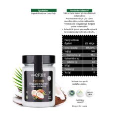 Wefood Organik Sertifikalı Soğuk Sıkım Hindistan Cevizi Yağı 300 ml