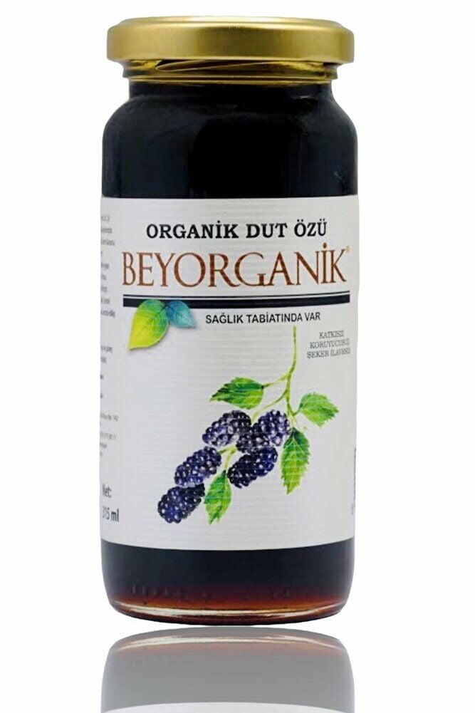 BEYORGANİK Organik Dut Özü %100 Dut (Soğuk Sıkım) 315 ml