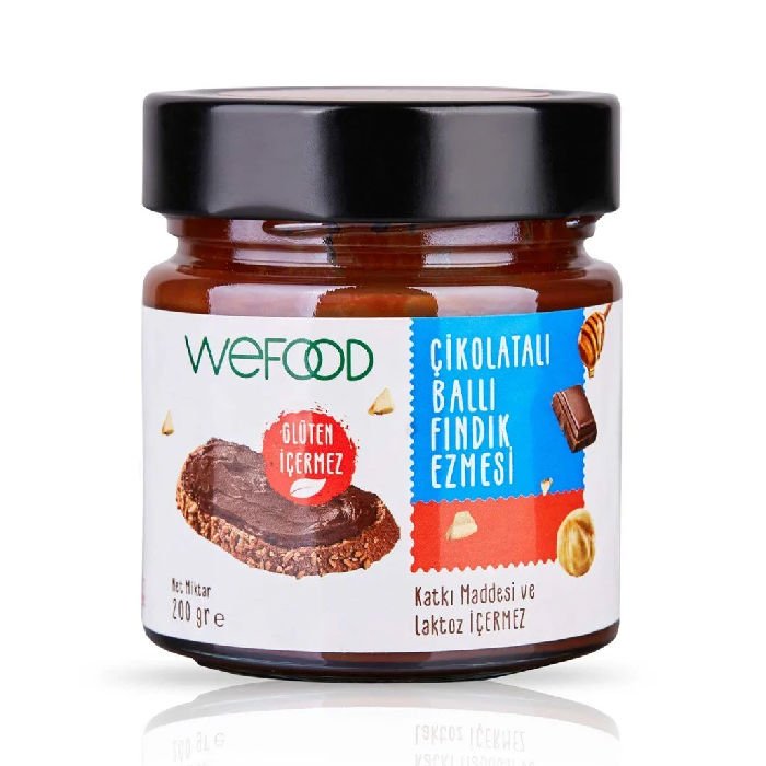 Wefood Çikolatalı Ballı Fındık Ezmesi 180g