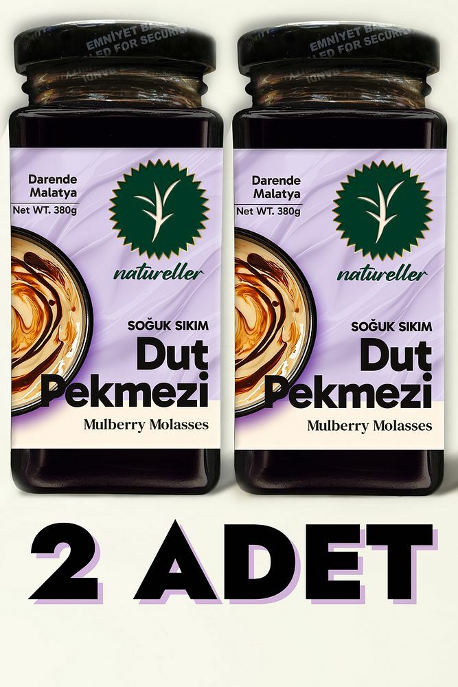 Dut Pekmezi Soğuk Sıkım Malatya - 380 gr (2 Adet)