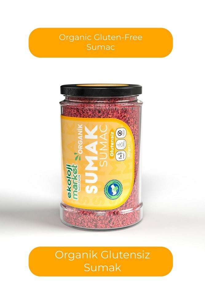 Organik Glutensiz Sumak 90 Gr / Organic Gluten-Free Sumac 90 Gr