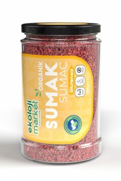 Organik Glutensiz Sumak 90 Gr / Organic Gluten-Free Sumac 90 Gr