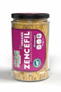 Organik Glutensiz Zencefil 70 gr / Organic Gluten-free Ginger 70 gr