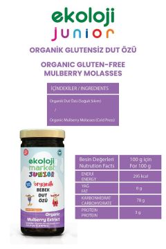 Organik Bebek Dut Özü 290 Gr 3 lü Paket Organic Baby Mulberry Extract 290 Gr 3 Pack