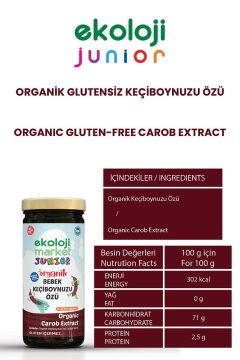 Organik Bebek Keçiboynuzu Özü 290 Gr 6 lı Paket Organic Baby Carob Extract 290 Gr 6 Pack