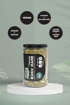 Organik Glutensiz Kuru Nane 30 Gr x3 / Organic Gluten-Free Dried Mint 30 Gr x3
