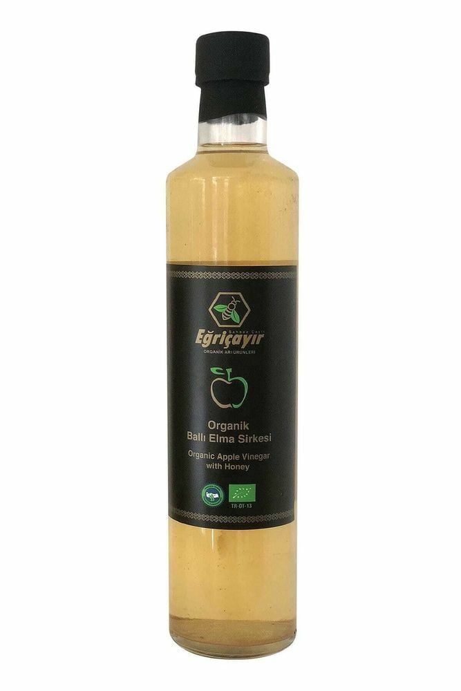 Eğriçayır Organik Ballı Elma Sirkesi 500 ml