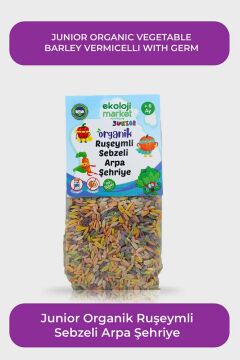 Organik Ruşeymli SebzeliArpaŞehriye250gr12Paket Organic Vermicelli VegetableBarleyNoodle250Gr12pack