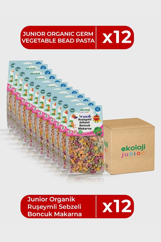 Ruşeymli Sebzeli Boncuk 250 gr 12 Paket