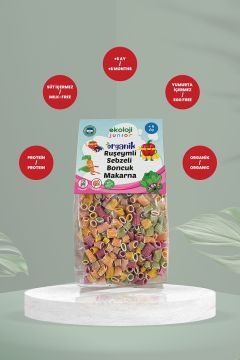 Ruşeymli Sebzeli Boncuk 250 gr 12 Paket