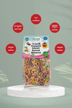 Organik Ruşeymli Sebzeli Boncuk 250 gr 6 Paket  Organic Wheat Grain Vegetable Beads 250 gr 6 pack