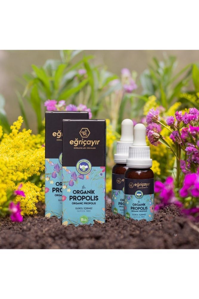 Eğriçayır Organik Su Bazlı Propolis Damla 20 ml (2 Adet)