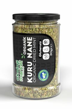 Organik Glutensiz Kuru Nane 30 Gr x2 / Organic Gluten-Free Dried Mint 30 Gr x2
