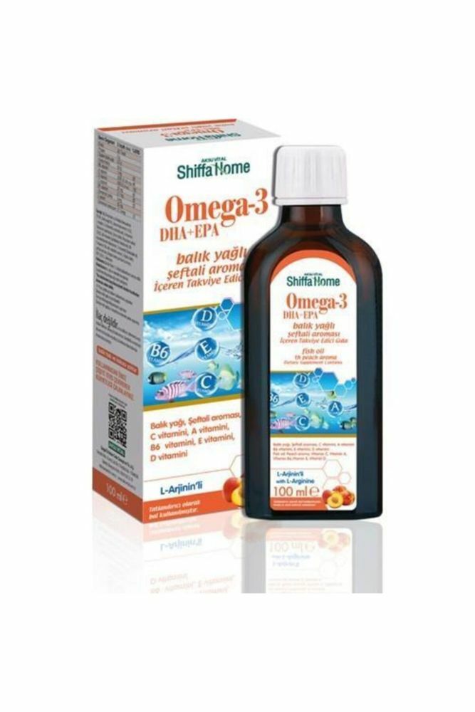 Aksu Vital Shiffa Home Omega 3 Epa+Dha Balık Yağı Şeftali Aromalı