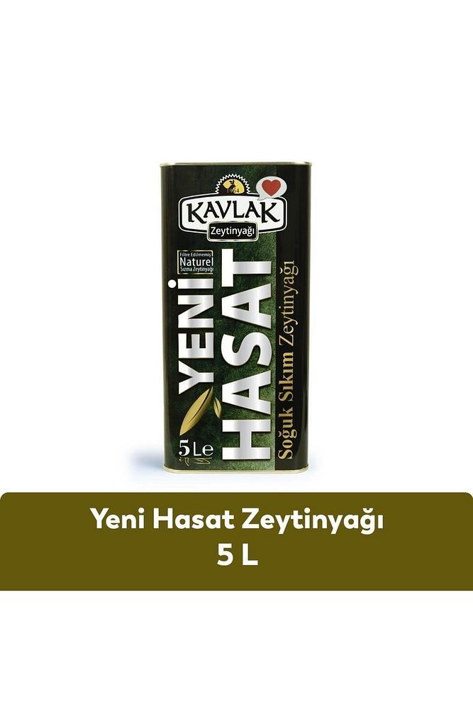 Yeni Hasat Soğuk Sıkım Zeytinyağı 5 Lt