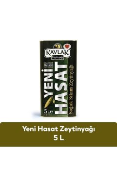 Yeni Hasat Soğuk Sıkım Zeytinyağı 5 Lt