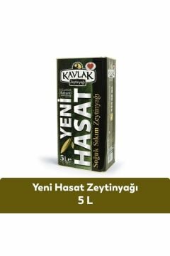 Yeni Hasat Soğuk Sıkım Zeytinyağı 5 Lt